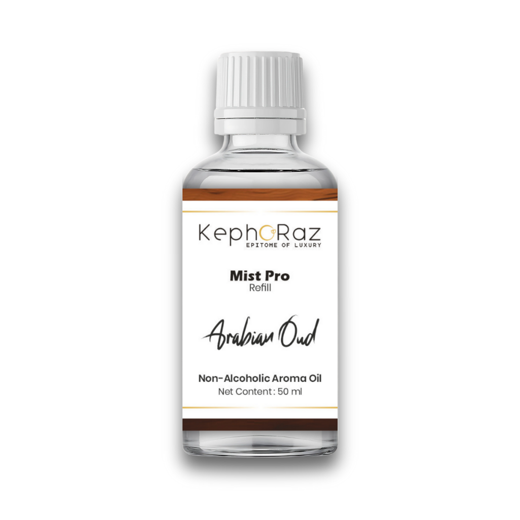 Kephoraz Mist Pro Refill - 50ml | Arabian Oud | Premium Non-Alcoholic Fragrance Oil