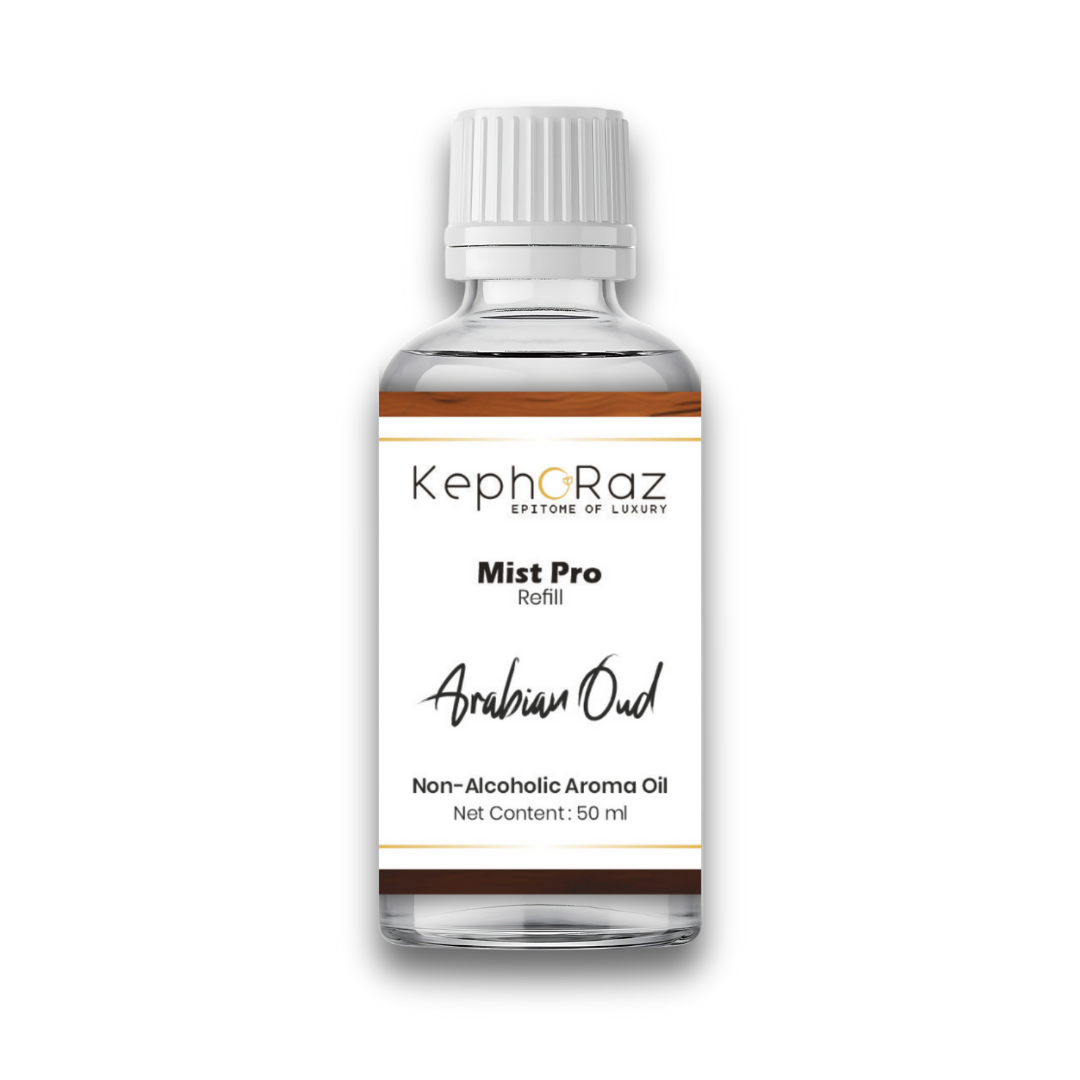 Kephoraz Mist Pro Refill - 50ml | Arabian Oud | Premium Non-Alcoholic Fragrance Oil