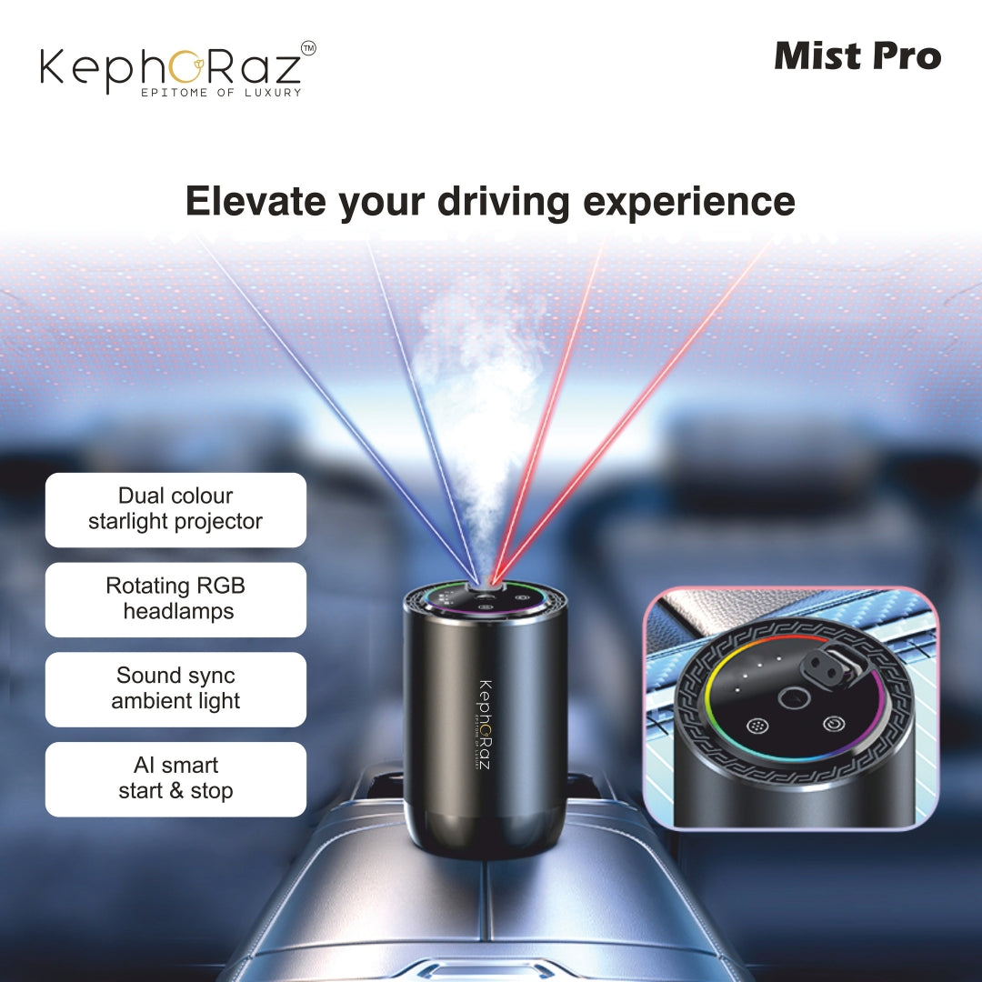 Kephoraz Mist Pro - Luxury Car Fragrance Diffuser