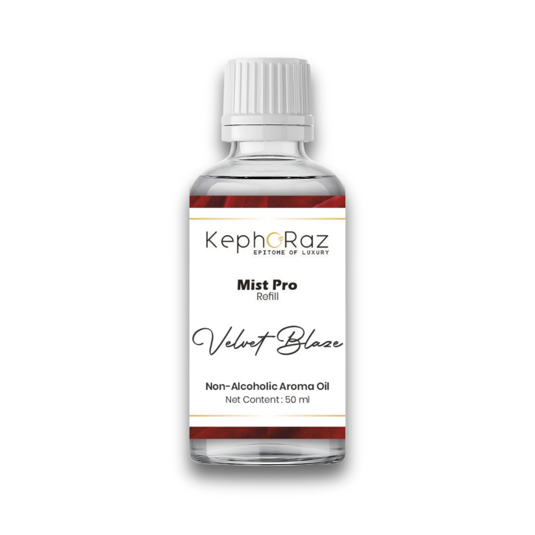 Kephoraz Mist Pro Refill - 50ml | Velvet Blaze | Premium Non-Alcoholic Fragrance Oil